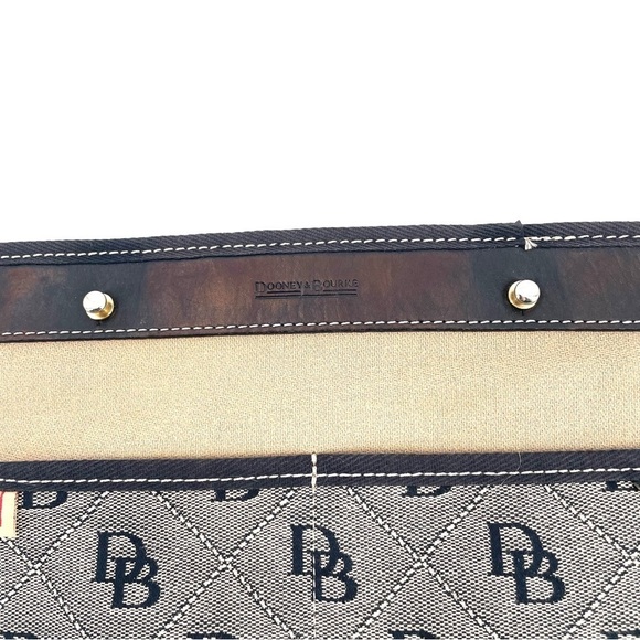 Dooney & Bourke Signature DB Logo Canvas Tote Insert Replacement - Picture 7 of 7